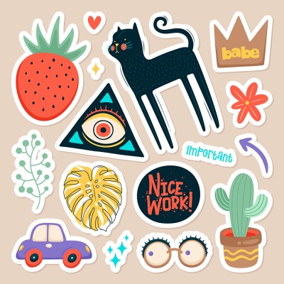 Custom Shape Stickers