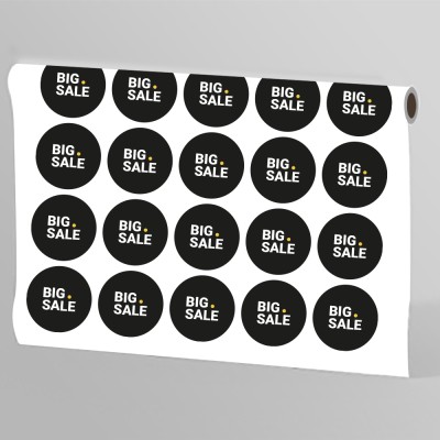 Circle Stickers  - On a Roll